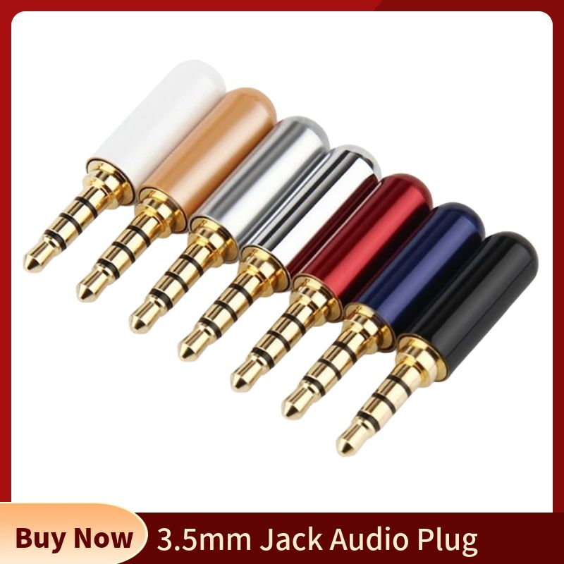 Audio Jumper Wire - Jack Audio 3.5MM 4 Kutub Konektor