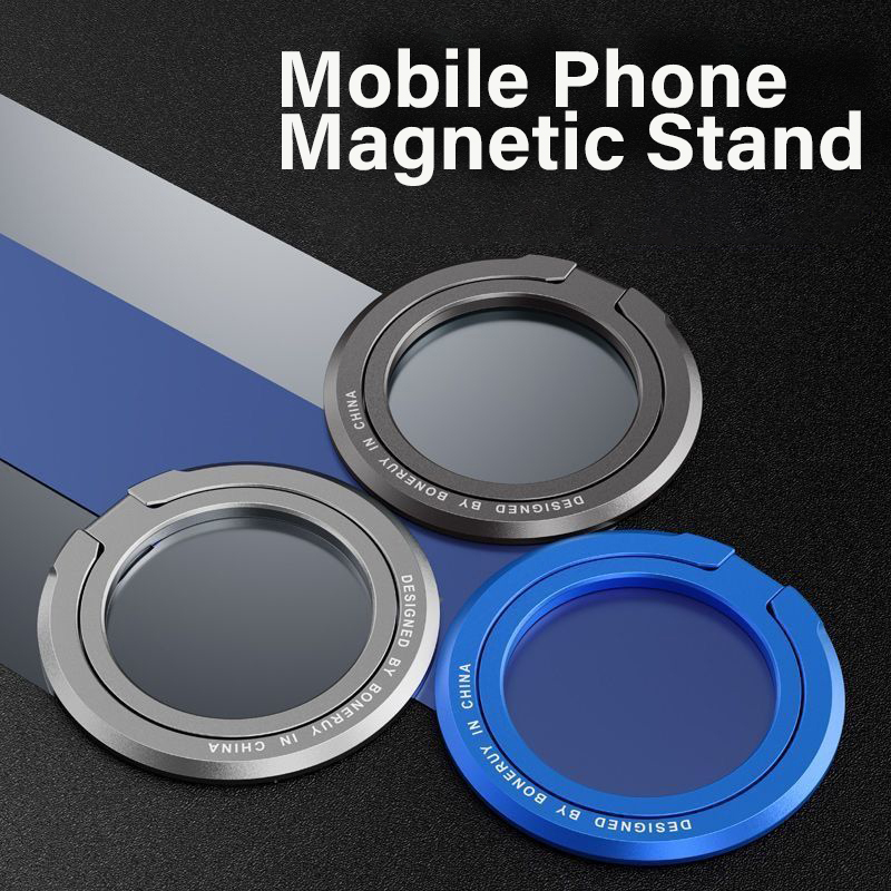 Knob Aluminum - Penyangga Cincin Ponsel Magnetik 360 °
