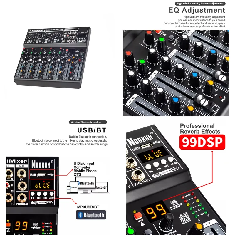 Audio Interface - Mixer Audio Papan Suara Konsol Sistem