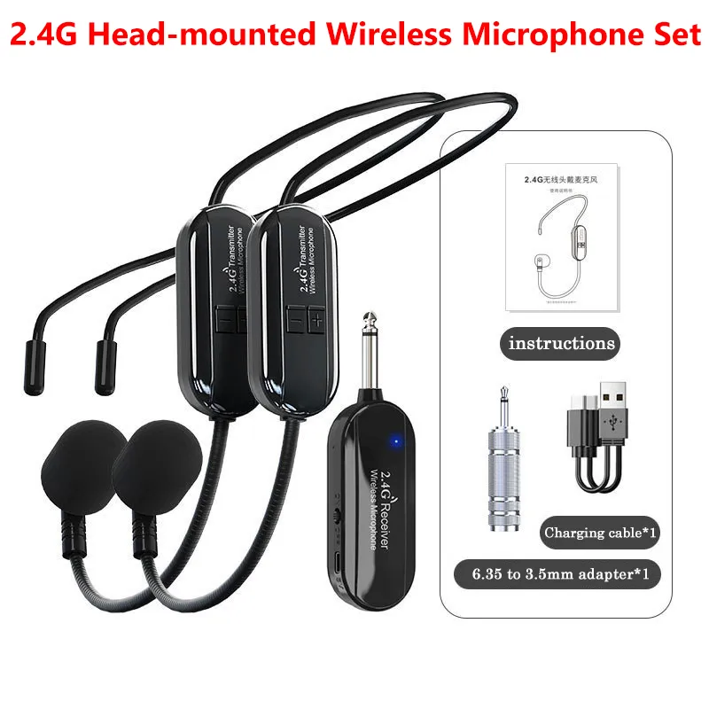 Speaker Enclosure - Set Mikrofon Lavalier Nirkabel 2.4G yang