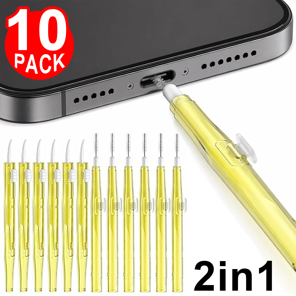 Diy Headphone - Kit Pembersih 2in1 yang Dapat Ditarik
