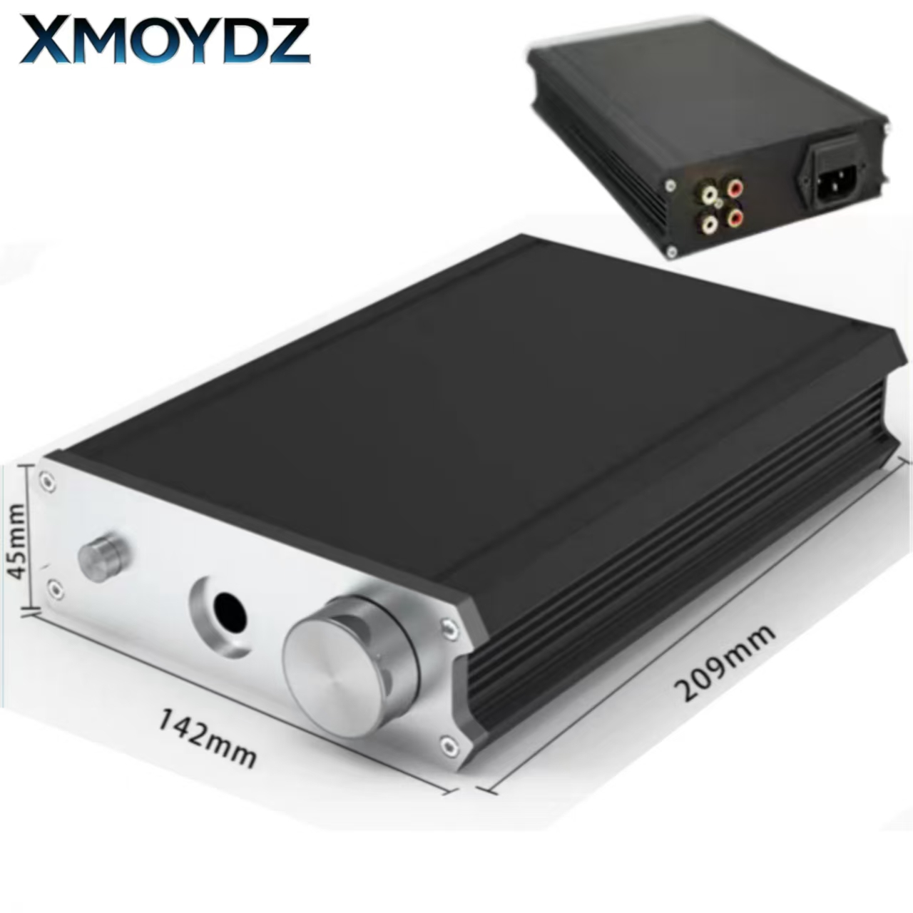 Speaker Enclosure - Casing Amplifier 142*44.5*209mm, Seluruhnya Aluminium, Mini