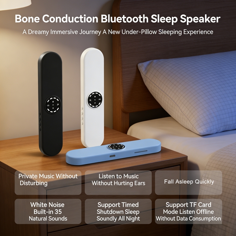 Full Range Speaker - Speaker Bluetooth Konduksi Tulang dengan Layar