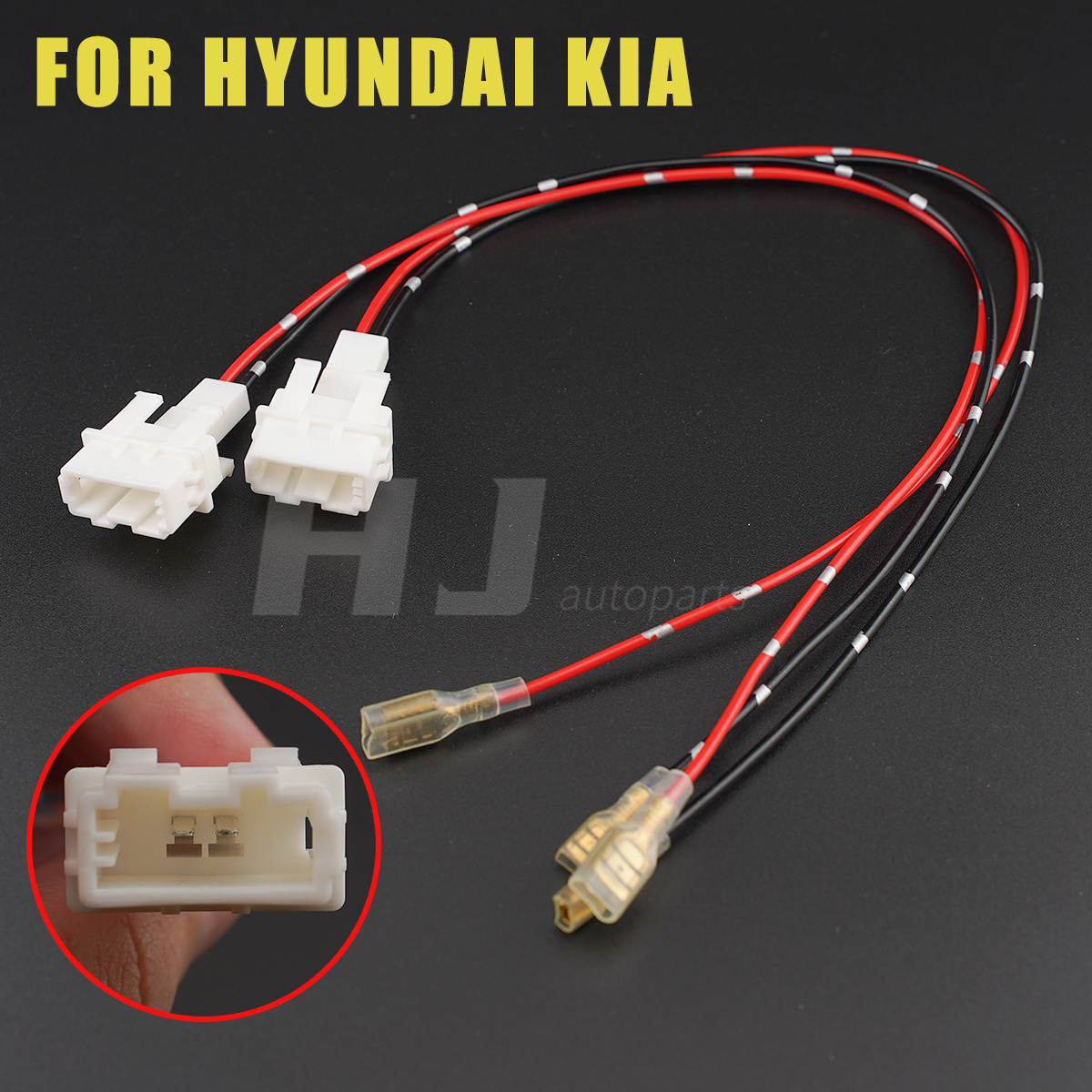 Audio Jumper Wire - 2 buah Kabel Konektor Audio Speaker