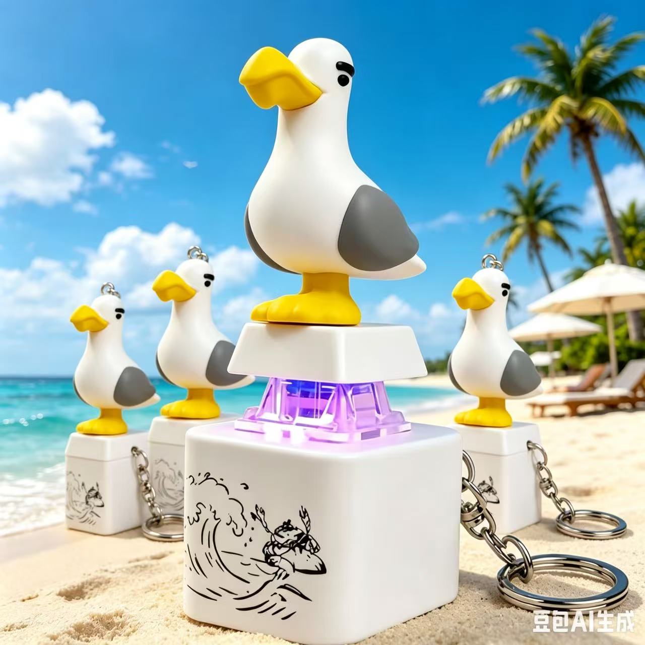 Usb Sound Card - Gantungan Kunci 2007Seagull Mine, Tombol Fidget