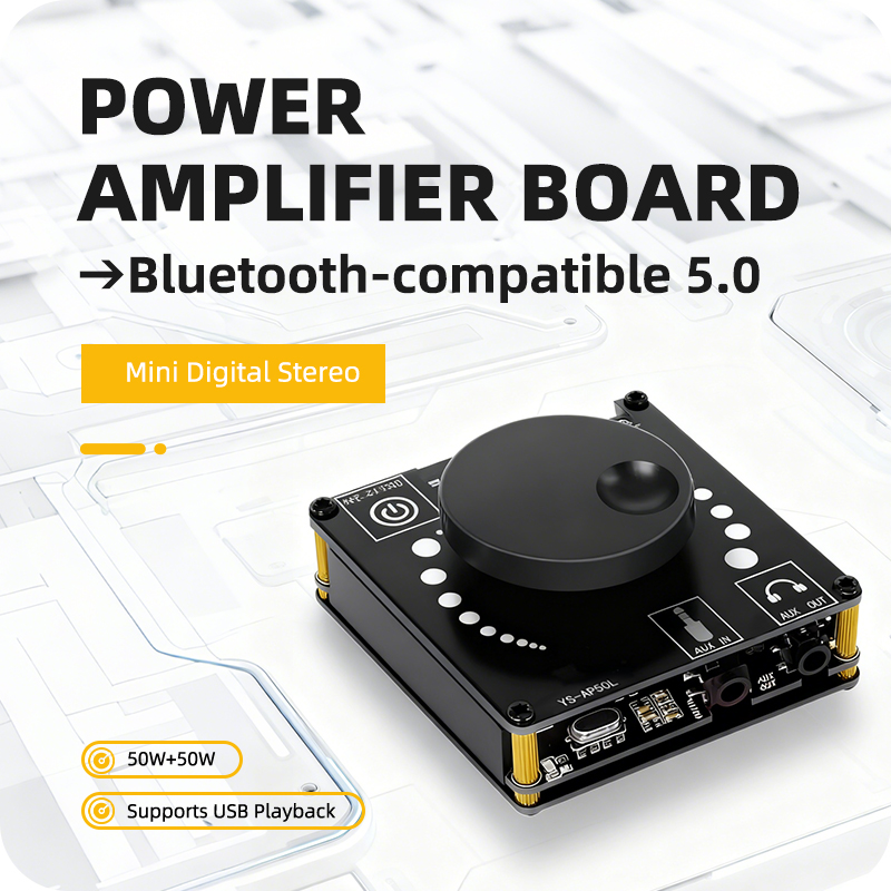Hifi Amplifier Board - Papan Amplifier Daya Stereo Digital 50WX2