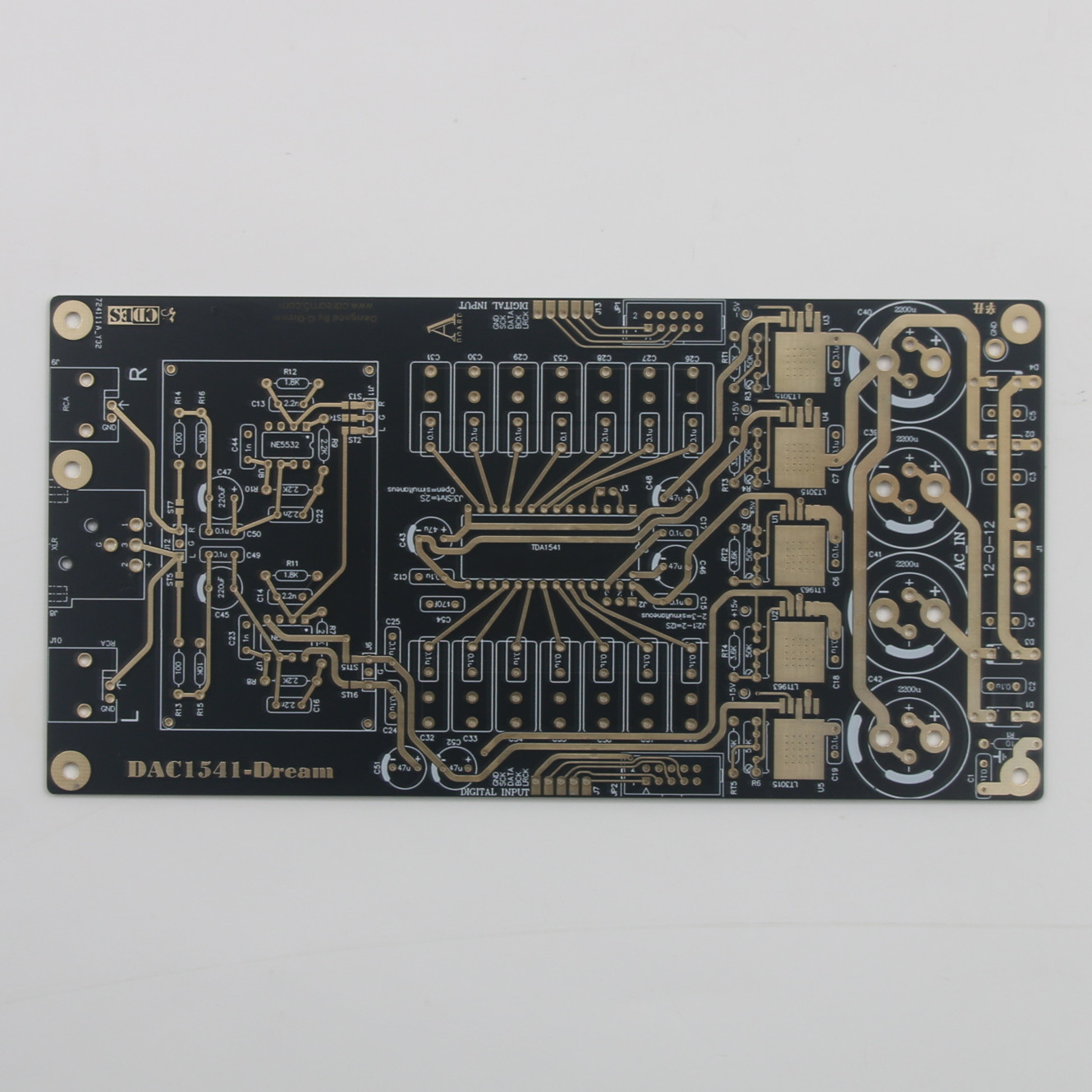 HiFi 1 Buah TDA1541 Papan Deko - Audio Dac ulasan dan harga