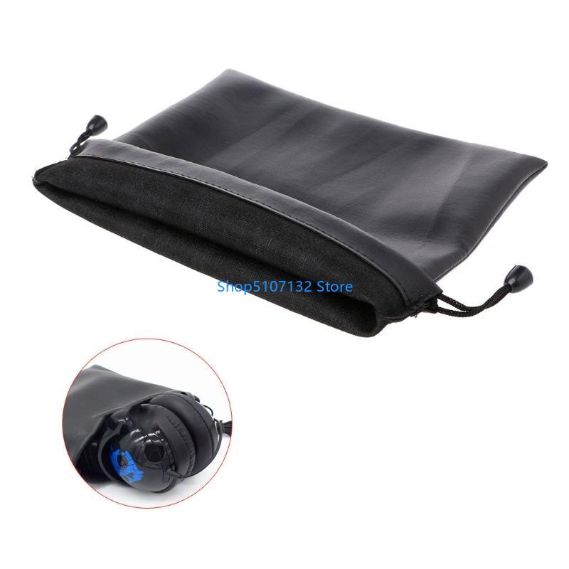 87HD Warna Hitam PU Kulit Head - Headphone Parts ulasan dan harga