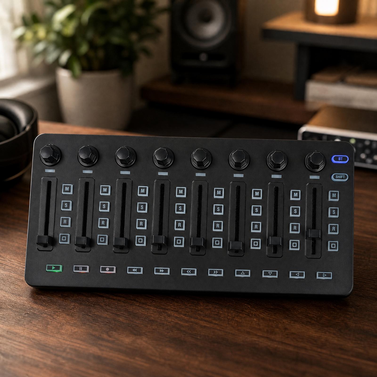 Pengontrol Mixer MIDI Kompak d - Audio Interface ulasan dan harga