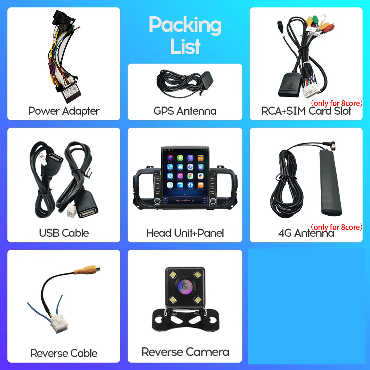 8Core 8 + 128G Carplay Auto Ca - Ribbon Microphone ulasan dan harga