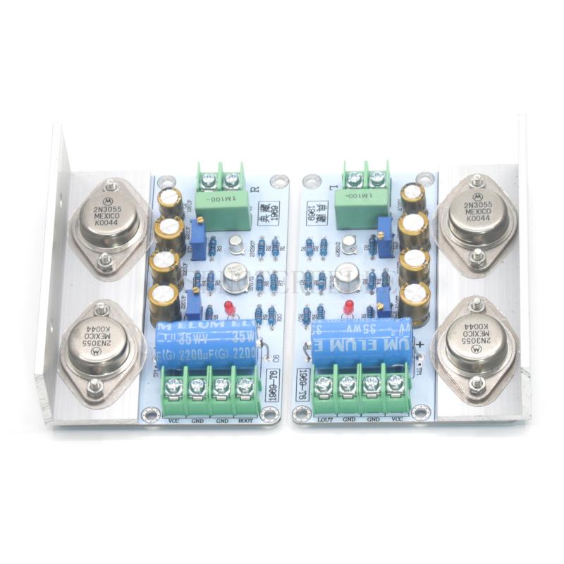 Satu pasang rakitan HiFi HOOD  - Hifi Amplifier Board ulasan dan harga