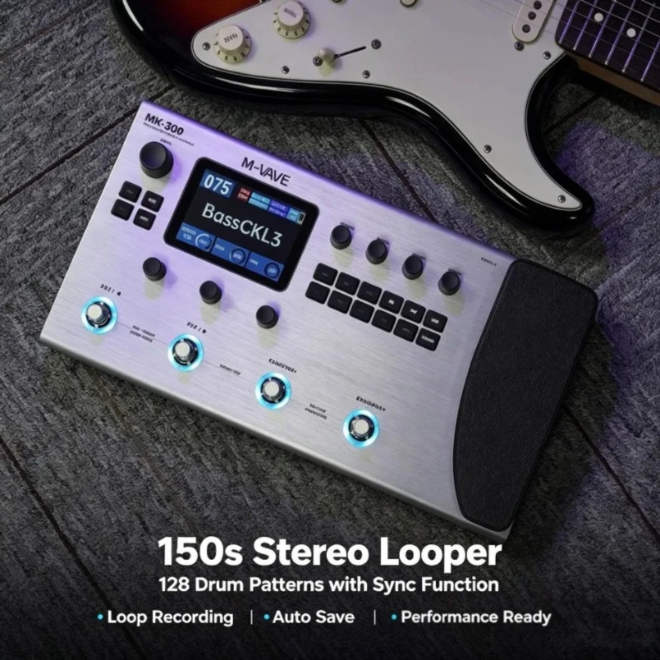 M-VAVE MK-300 Prosesor Pemodel - Audio Interface ulasan dan harga