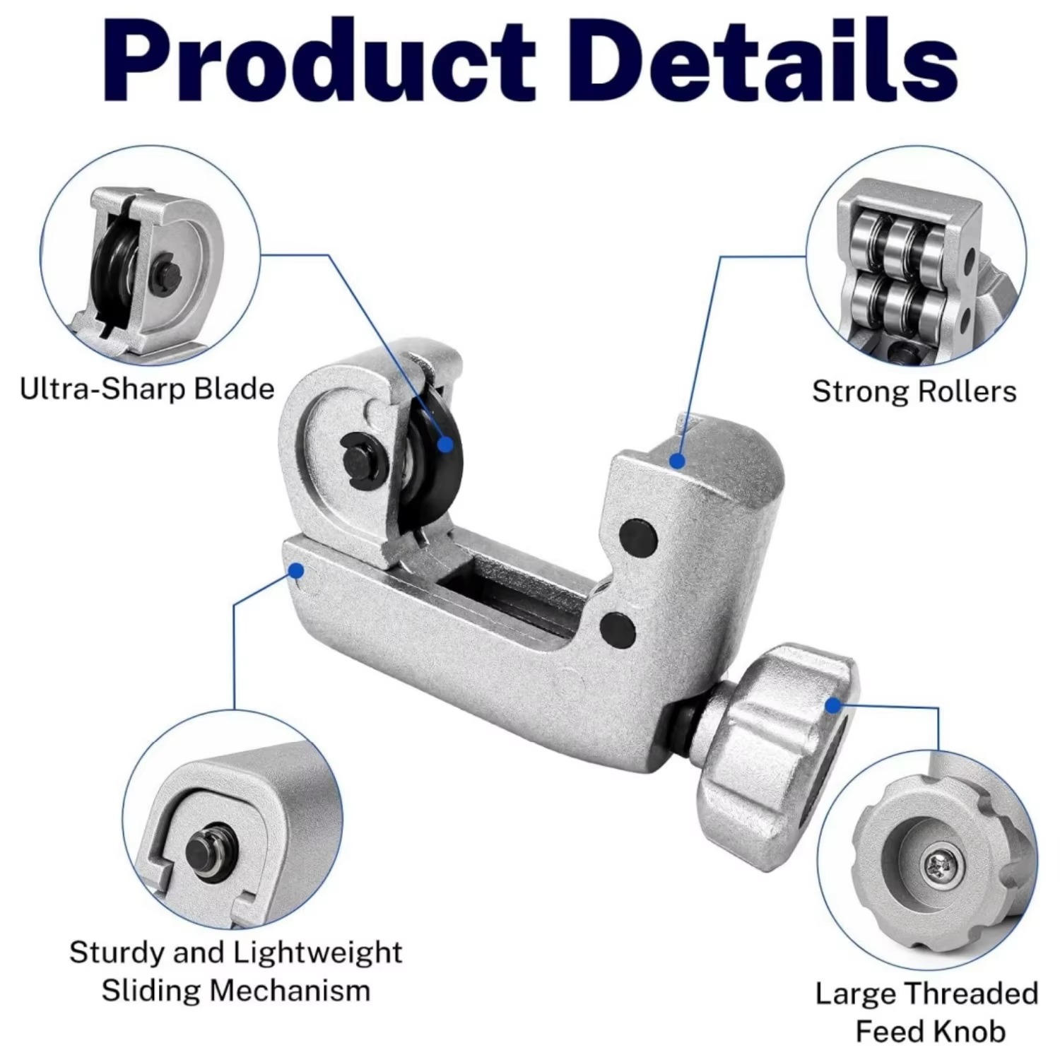 Pemotong Pipa/Tabung Bantalan  - Knob Aluminum ulasan dan harga