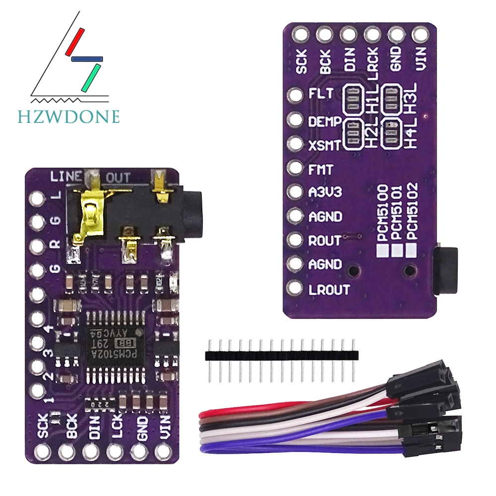 Antarmuka I2S PCM5102A DAC dek - Pcm5102 ulasan dan harga