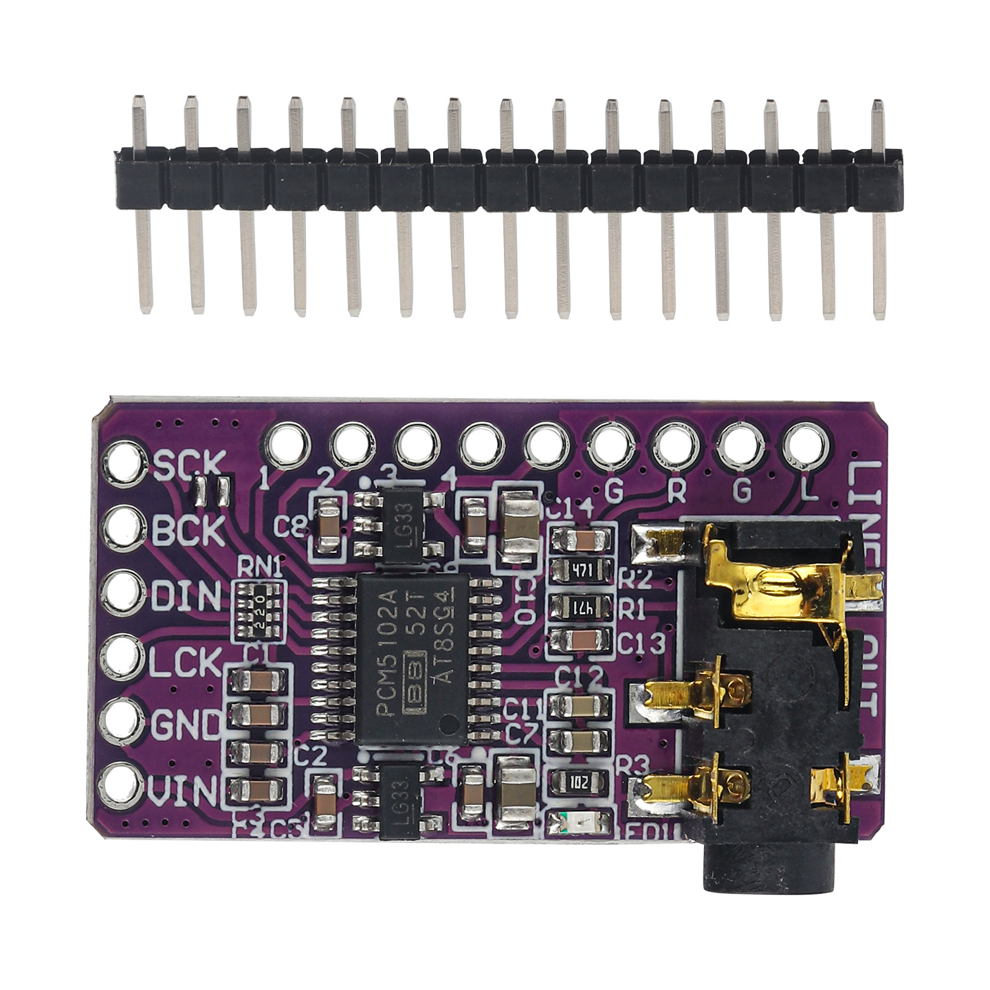 Antarmuka XCW I2S PCM5102A Dek - Pcm5102 ulasan dan harga