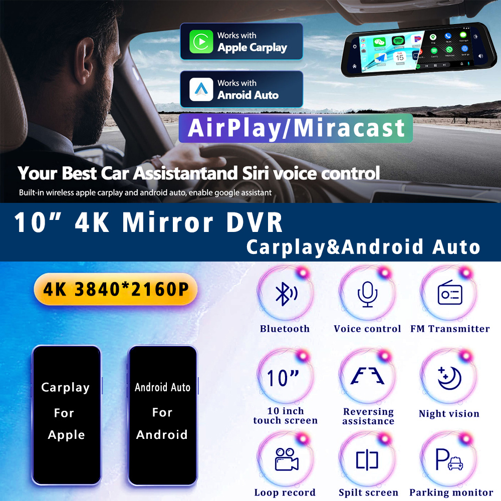 Kamera Dasbor 10 Inci 4K 3840* - Mdi Cable ulasan dan harga