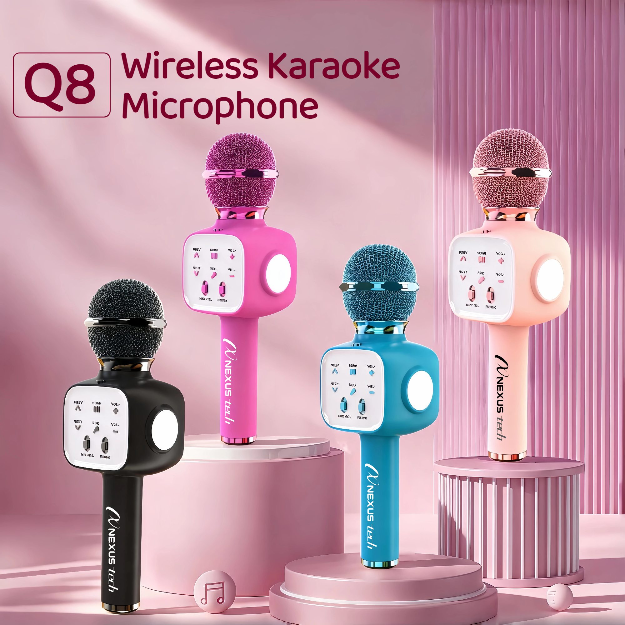 Mesin Karaoke Nirkabel Premium - Condenser Microphone Kit ulasan dan harga