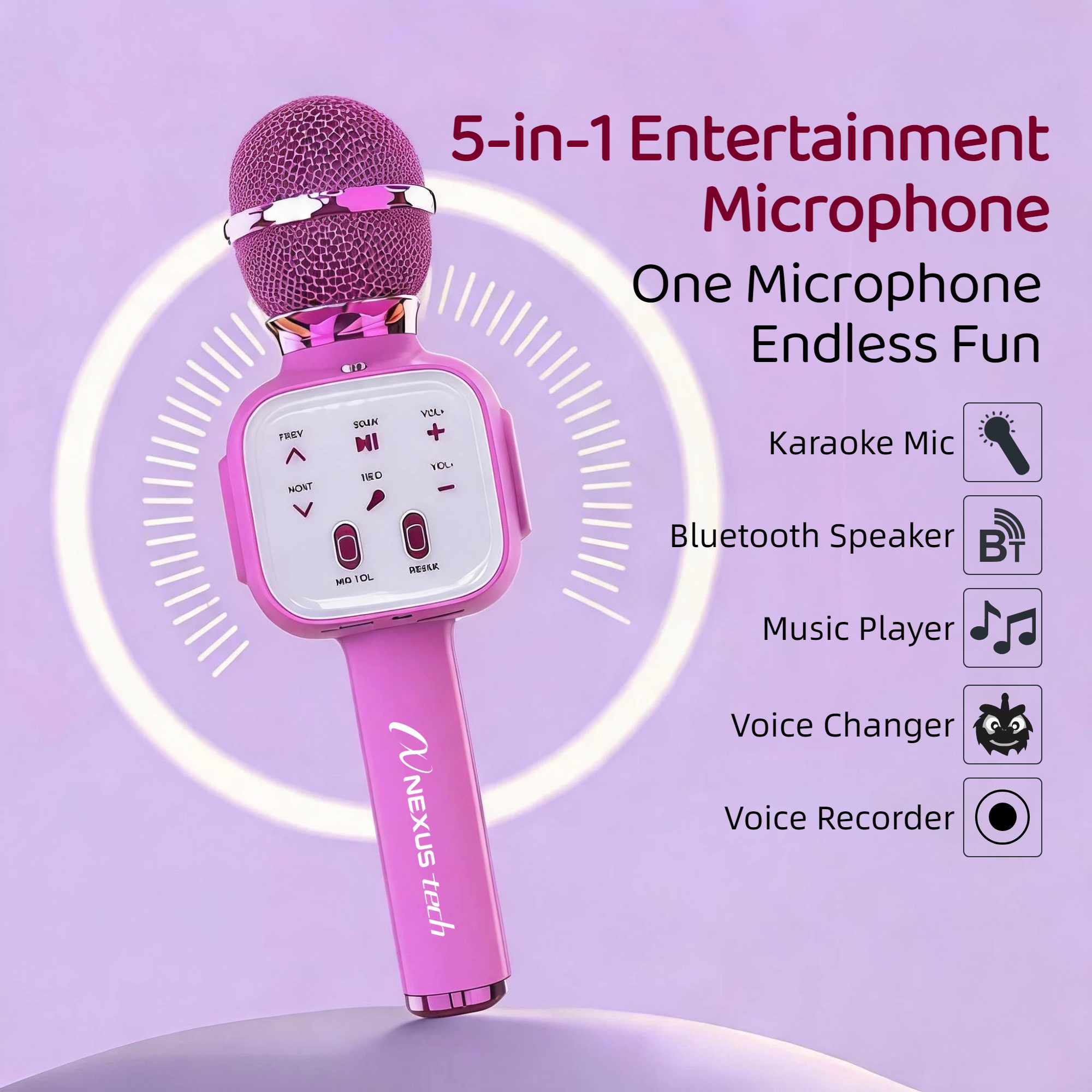 Mesin Karaoke Nirkabel Premium - Condenser Microphone Kit ulasan dan harga
