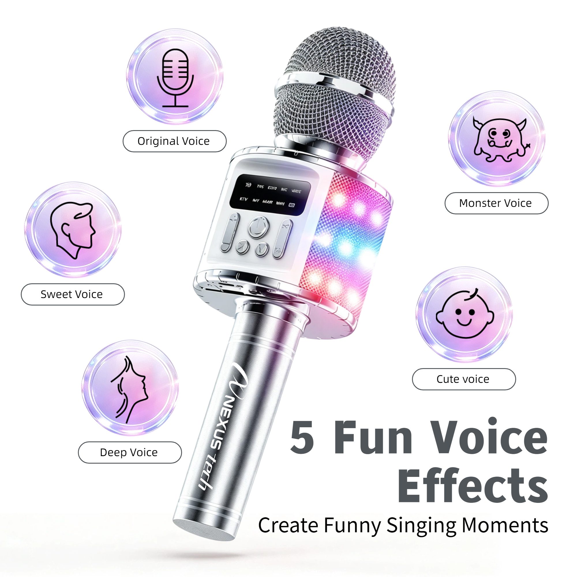 Mikrofon Karaoke Halloween Nir - Condenser Microphone Kit ulasan dan harga