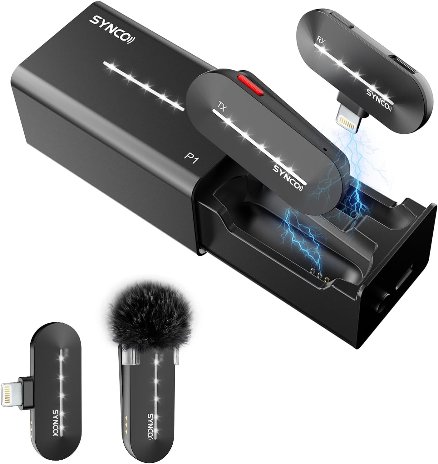 Mikrofon Lavalier Nirkabel SYN - Condenser Microphone Kit ulasan dan harga