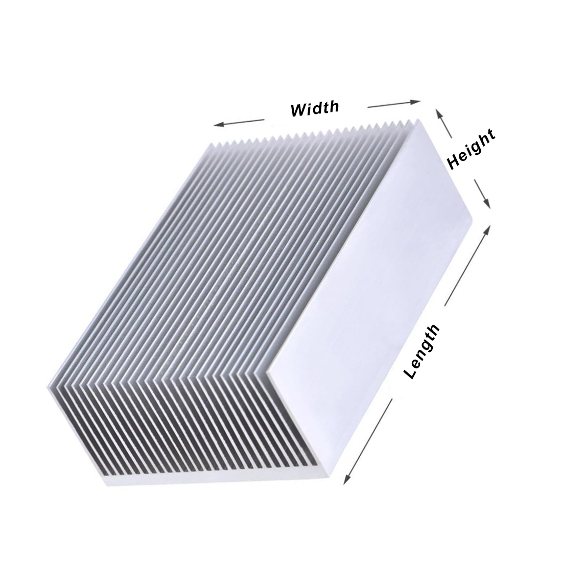 Heatsink Radiator Aluminium un - Heatsink Aluminum ulasan dan harga