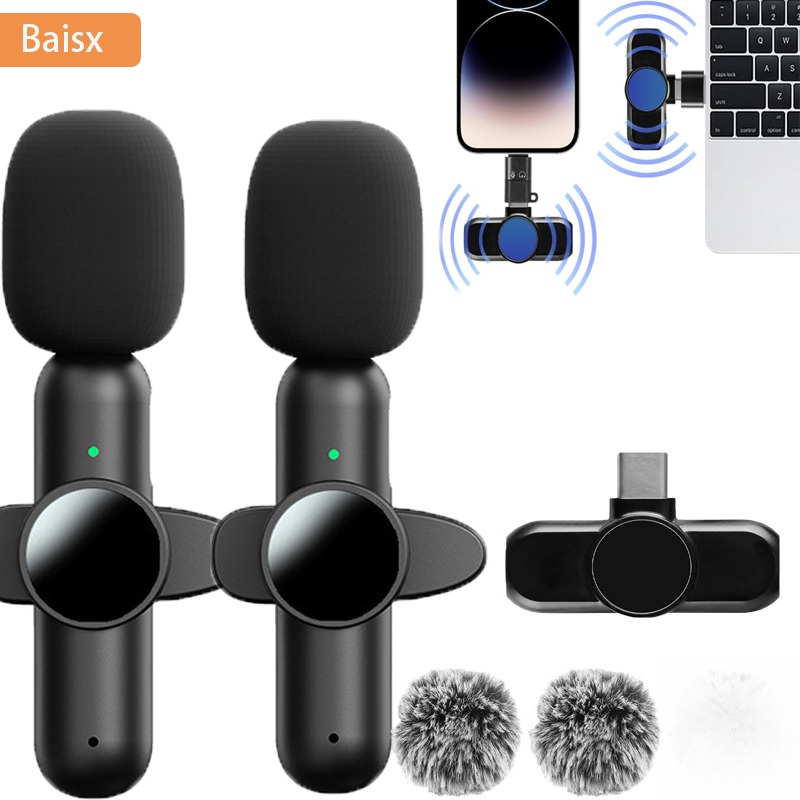 Mikrofon Lavalier Nirkabel unt - Condenser Microphone Kit ulasan dan harga