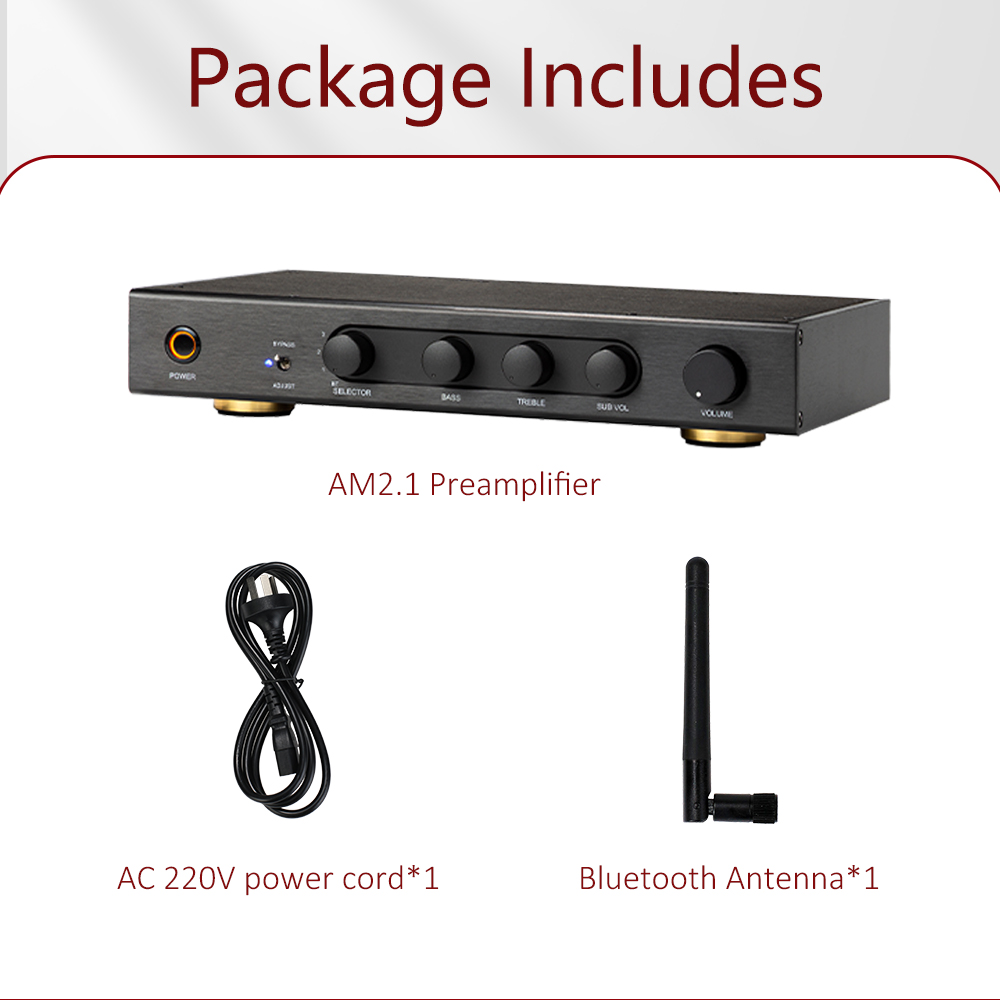 YJCO Preamplifier Kelas A 2.1  - Pcm5102 ulasan dan harga
