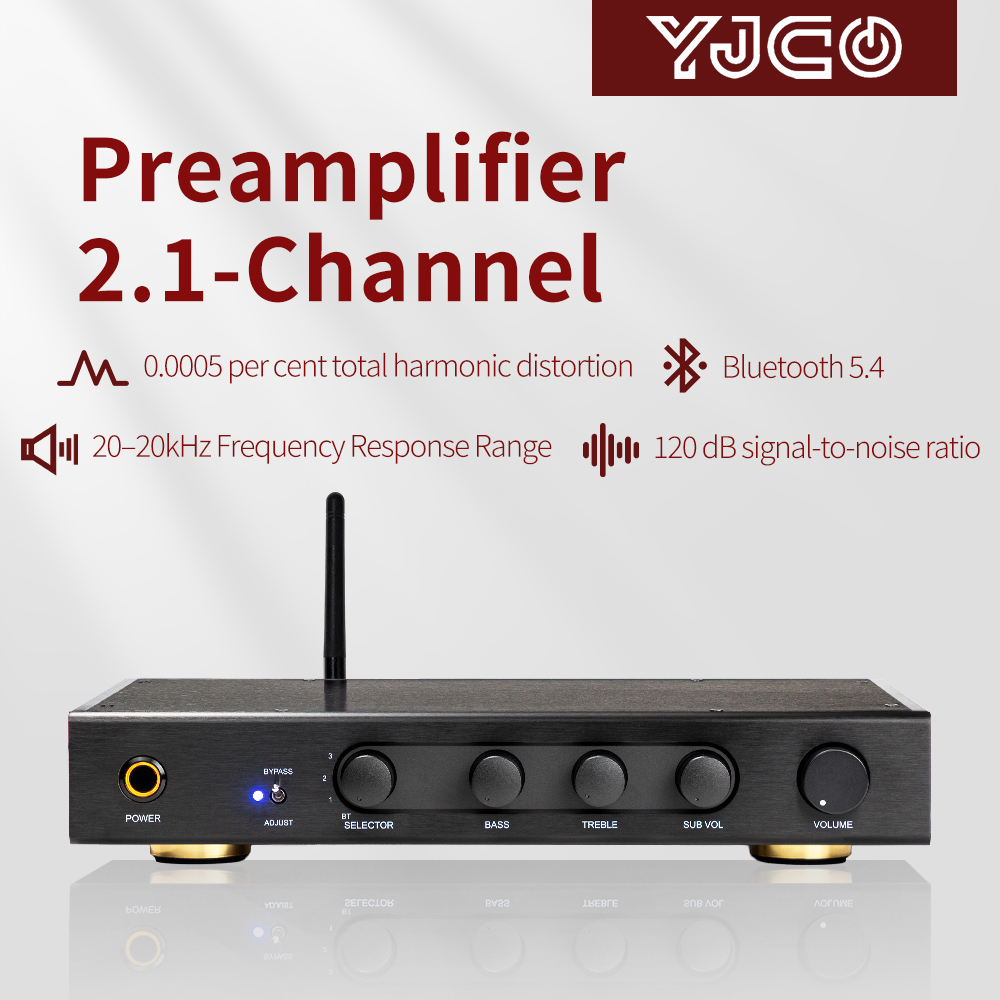 YJCO Preamplifier Kelas A 2.1  - Pcm5102 ulasan dan harga