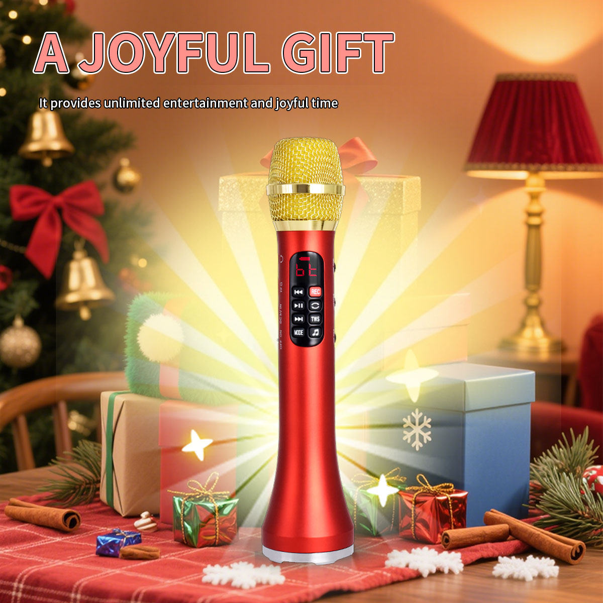 1 Buah Mikrofon Karaoke 28Cm 2 - Condenser Microphone Kit ulasan dan harga