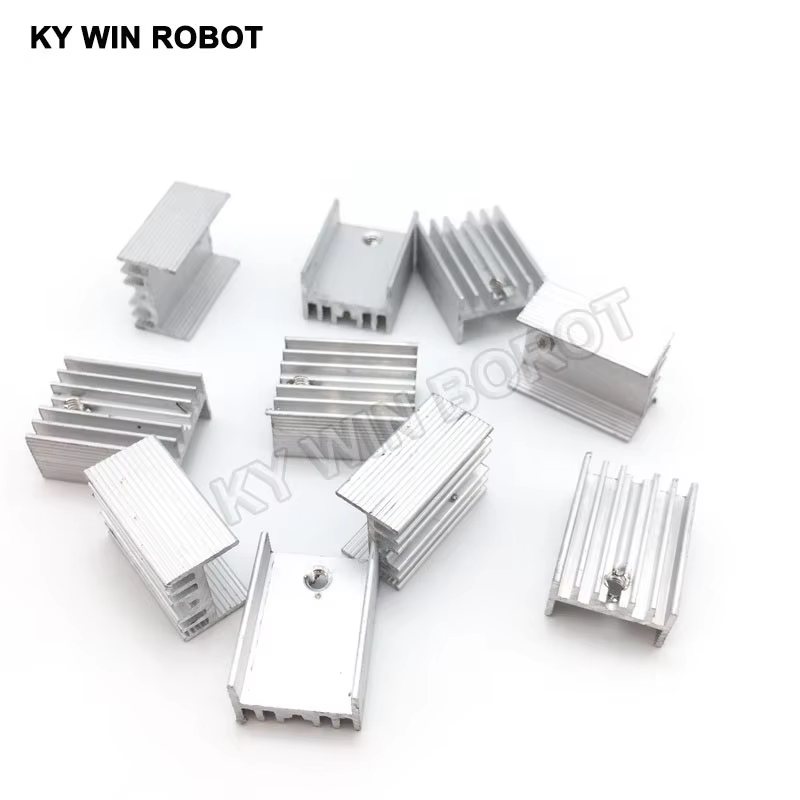 10 Buah Aluminium TO-220 Heats - Heatsink Aluminum ulasan dan harga